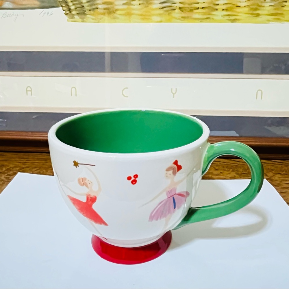 Robert Stanley Nutcracker & Ballerina ballet dance ceramic mug